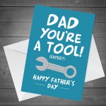 Funny Fathers Day Card Joke Father's Day Card Humour Dad Card