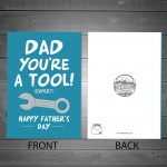 Funny Fathers Day Card Joke Father's Day Card Humour Dad Card