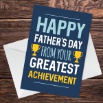 Funny Fathers Day Card From Daughter Son Novelty Joke Card