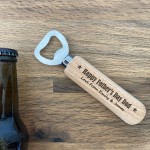 Fathers Day Gifts For Dad Daddy Wood Bottle Opener Personalised