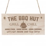 BBQ Signs For Outside The BBQ Hut Sign Garden Sign For Outdoor