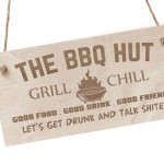 BBQ Signs For Outside The BBQ Hut Sign Garden Sign For Outdoor