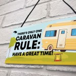 Red Ocean Funny Caravan Sign Novelty Motorhome Sign