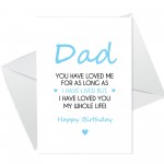 Cute Birthday Cards For Dad From Baby Daughter Son Love Card
