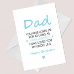 Cute Birthday Cards For Dad From Baby Daughter Son Love Card