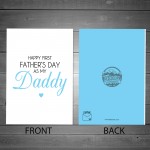 1st Fathers Day Card For Daddy Greetings Card Card From Bump