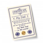 Novelty Gift For Dad Print Funny Dad Birthday Gift Thank You