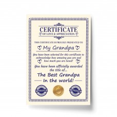 Novelty Gift For Grandpa Print Funny Grandpa Birthday Gift