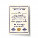 Novelty Gift For Uncle Print Funny Humour Uncle Birthday Gift