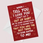 Anniversary Card For Women Men Boyfriend Girlfriend Husband Wife