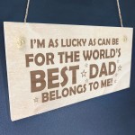 Dad Gifts From Daughter Son Wooden Plaque Dad Birthday Gift