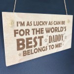 Daddy Gifts From Daughter Son Wood Plaque Daddy Birthday Gift 