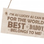 Daddy Gifts From Daughter Son Wood Plaque Daddy Birthday Gift 