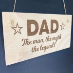 Fathers Day Gift Funny Gift For Dad Wood Hanging Sign