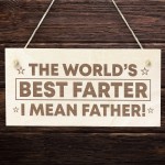 Worlds Best Farter Mean Father Fathers Day Gift Dad Birthday