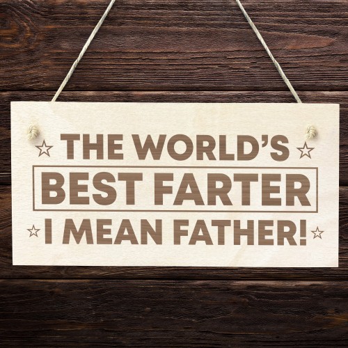 Worlds Best Farter Mean Father Fathers Day Gift Dad Birthday