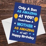 Birthday Card Funny Card For Son From Mother