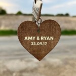 Personalised Anniversary Keyring Gifts For Him Her Boyfriend