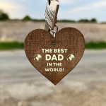 Dad Gift Fathers Day Gift From Son Daughter Engraved Keyring