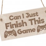 Gamer Gift Funny Gaming Sign For Bedroom Man Cave Wood Plaque