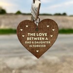 Keyring Fatherï¿½s Day Gift From Daughter Wood Dad And Daughter