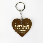 Handmade Wood Keyring From Bump Gifts For Men Dad Daddy To Be