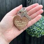 Handmade Wood Keyring From Bump Gifts For Men Dad Daddy To Be