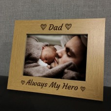 Fathers Day Gift For Dad Novelty Wooden Photo Frame Birthday