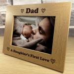 Dad Gifts From Daughter Wooden Photo Picture Frame Fathers Day