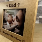 Dad Gifts From Daughter Wooden Photo Picture Frame Fathers Day