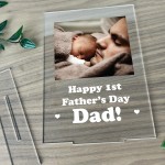 Personalised First 1st Fathers Day Plaque Gift For Dad Daddy