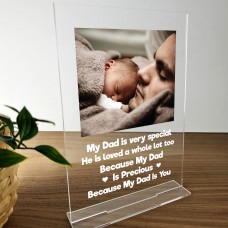 Dad Gifts From Son Daughter Personalised Photo Plaque