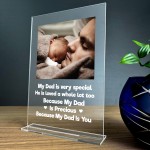 Dad Gifts From Son Daughter Personalised Photo Plaque