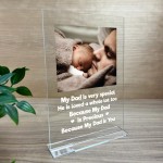 Dad Gifts From Son Daughter Personalised Photo Plaque