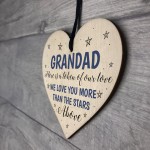 Grandad Gifts From Granddaughter Grandson Heart Fathers Day