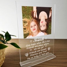 Best Friend Sign Personalised Photo Plaque Friendship Gift