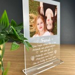 Best Friend Sign Personalised Photo Plaque Friendship Gift