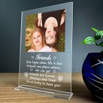 Best Friend Sign Personalised Photo Plaque Friendship Gift