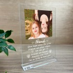 Best Friend Sign Personalised Photo Plaque Friendship Gift