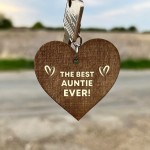  Auntie Gifts Wood Keyring Handmade Birthday Gift For Auntie