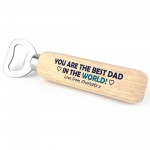 BEST DAD IN THE WORLD Gift For Fathers Day Personalised
