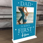 Fathers Day Gift From Son Personalised Plaque Dad Birthday Gift