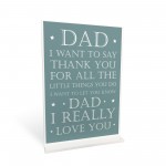 Dad Gifts Standing Plaque Birthday Fathers Day Gift For Dad