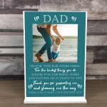 Dad Gifts Standing Plaque Personalised Photo Sign Birthday