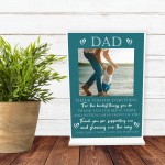 Dad Gifts Standing Plaque Personalised Photo Sign Birthday
