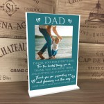 Dad Gifts Standing Plaque Personalised Photo Sign Birthday