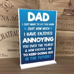 Funny Dad Gift Standing Plaque Dad Gifts From Daughter Son Joke