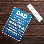 Funny Dad Gift Standing Plaque Dad Gifts From Daughter Son Joke