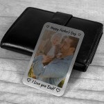 Special Fathers Day Gift For Dad Daddy Personalised Photo Card