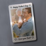 Special Fathers Day Gift For Dad Daddy Personalised Photo Card